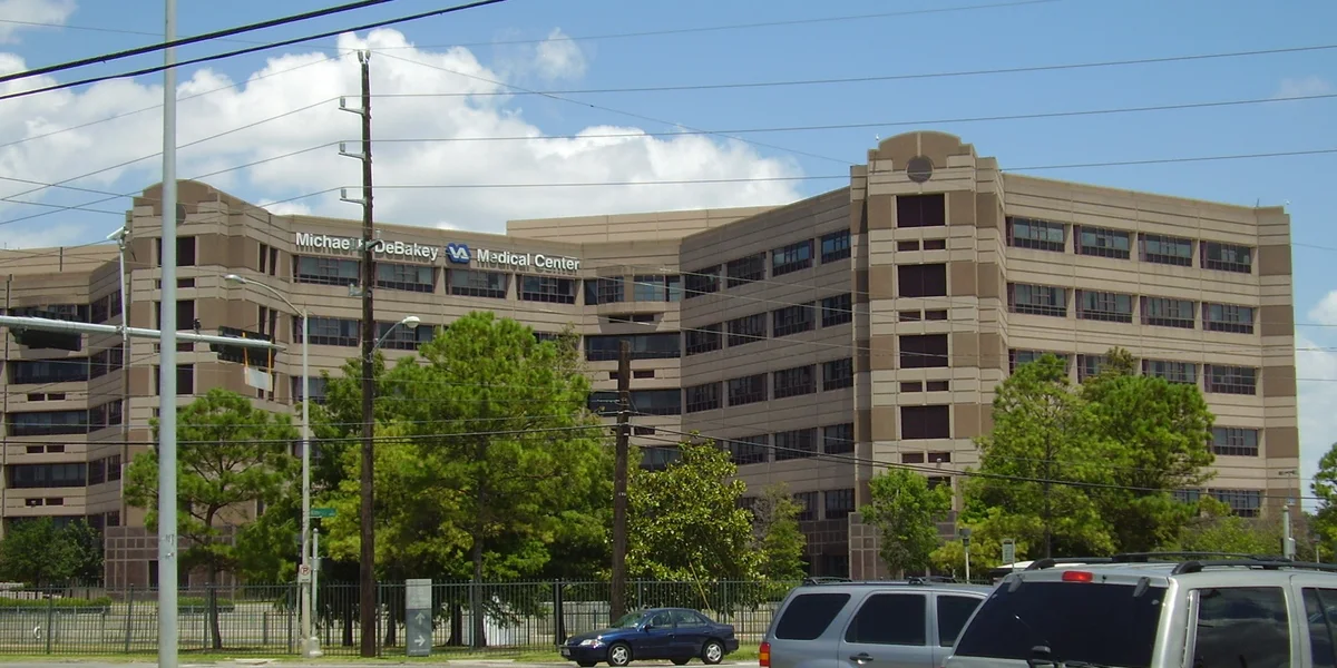 Exterior of the Michael E. DeBakey VA Medical Center in Houston.