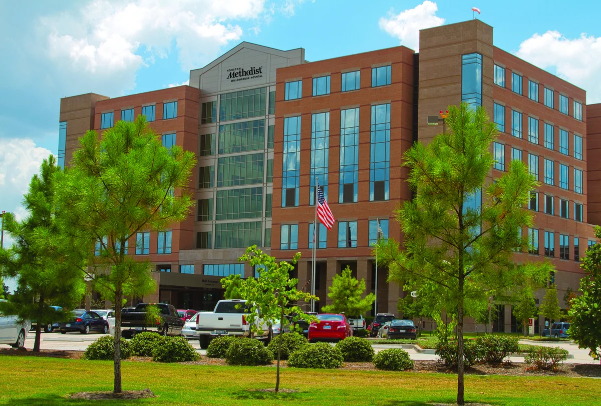 Exterior of Houston Methodist Willowbrook Hospital.